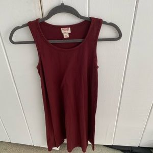 Maroon Tank dress